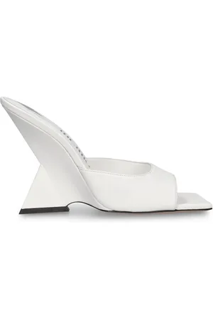 The Attico 105mm Cheope Leather Mules