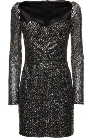 Dolce & Gabbana Sequined Heart Neckline Mini Dress