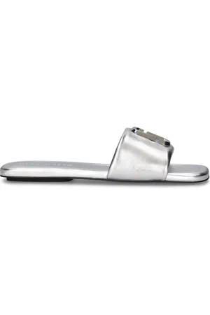 Marc Jacobs The J Marc Metallic Slide Sandals