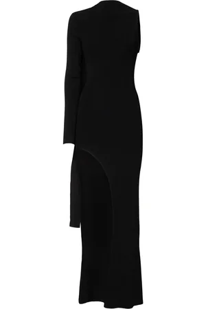 DAVID KOMA Asymmetric Knitted Dress