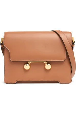 Marni Medium Trunkaroo Leather Shoulder Bag