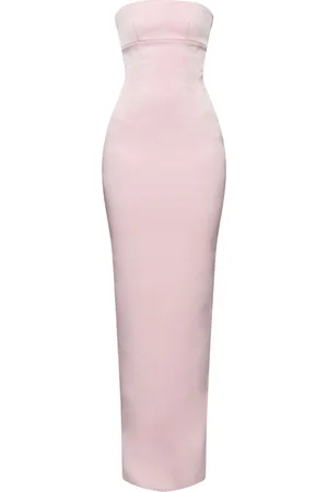Monot Zoey Strapless Satin Long Dress