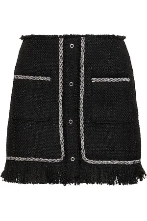GIUSEPPE DI MORABITO Embellished Bouclé Mini Skirt