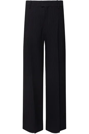 Isabel Marant Romina Striped Crepe Wide Pants