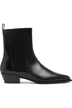 Aeyde 40mm Belinda Leather Ankle Boots