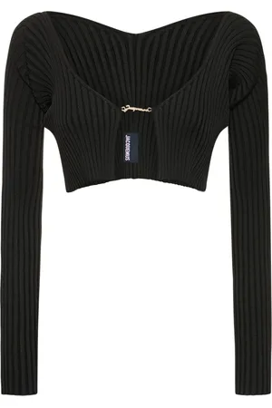 Jacquemus La Maille Pralu Crop Cardigan W/ Logo