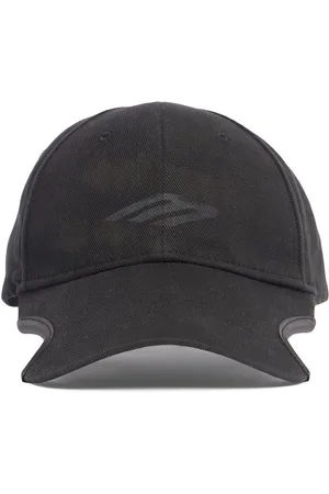 Balenciaga 3b Stencil Cotton Baseball Cap