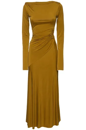 The Andamane Saba Suede-touch Jersey Midi Dress