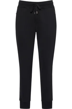 Dolce & Gabbana Logo Plaque Cotton Jersey Jogging Pants