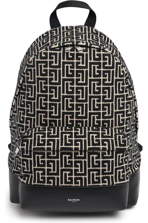 Balmain Monogram Jacquard Backpack