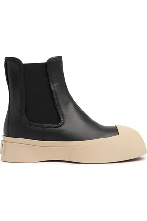 Marni 20mm Pablo Leather Chelsea Boots