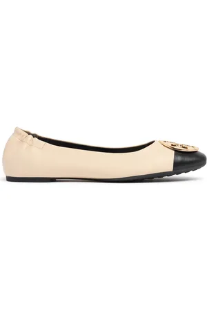 Tory Burch 10mm Claire Leather Ballerina Flats