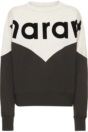 Marant Etoile Houston Logo Jersey Cotton Sweatshirt