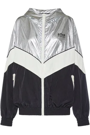 Golden Goose Star Patchwork Windbreaker Nylon Jacket