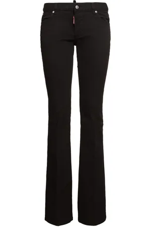 Dsquared2 Medium Waist Stretch Bull Flared Jeans