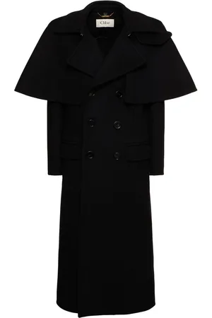 Chloé Double Breast Wool Long Coat