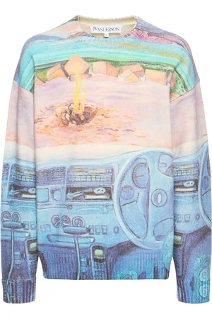 J.W.Anderson Printed Wool Blend Knit Sweater
