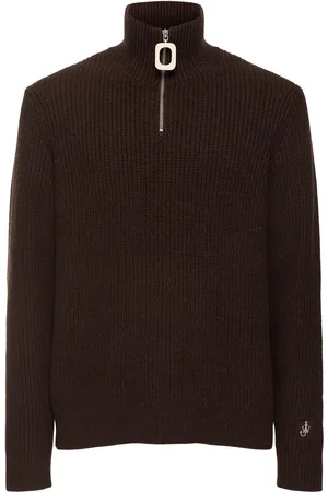 J.W.Anderson Jwa Cotton Blend Half Zip Sweater