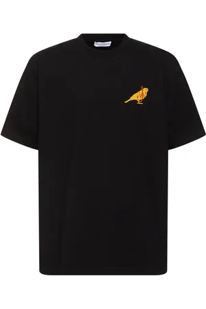J.W.Anderson Canary Embroidery Cotton T-shirt