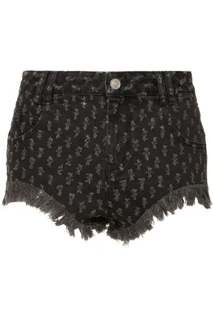 Isabel Marant Aneida Cotton Denim Shorts