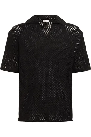 COMMAS Crochet Polo