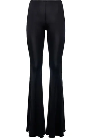 GIUSEPPE DI MORABITO Shiny Viscose Jersey Flared Pants