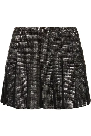 GIUSEPPE DI MORABITO Embellished Pleated Mini Skirt