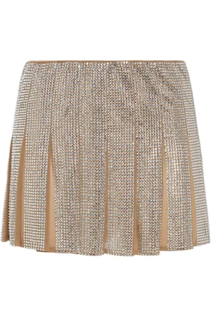 GIUSEPPE DI MORABITO Embellished Pleated Mini Skirt