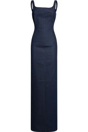 Jacquemus La Robe De-nîmes Spoglio Denim Dress