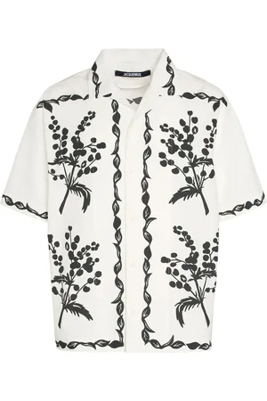 Jacquemus La Chemise Jean Printed Cotton Shirt