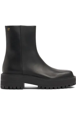 Gianvito Rossi 20mm Leather Ankle Boots