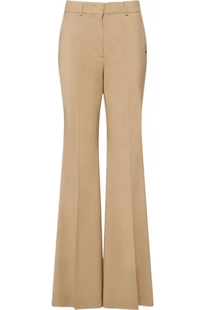 Sportmax Hangar Wool High Waist Flared Pants
