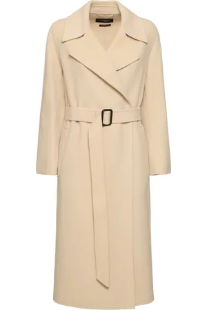 Max Mara Manu Belted Wool Midi Coat