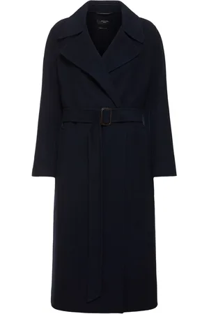 Max Mara Manu Belted Wool Midi Coat