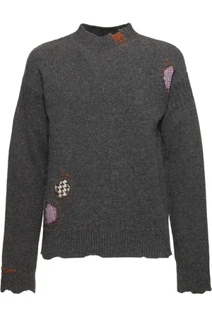 Marni Boxy Wool Knit Roundneck Sweater