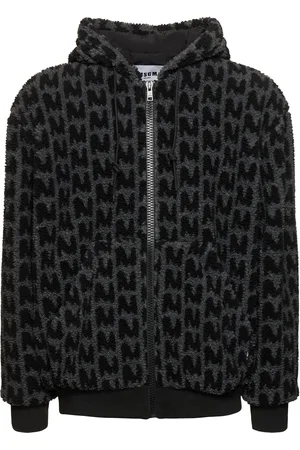 Msgm Monogram Jacquard Teddy Casual Jacket