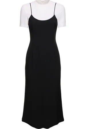 Moschino Envers Satin T-shirt Midi Dress