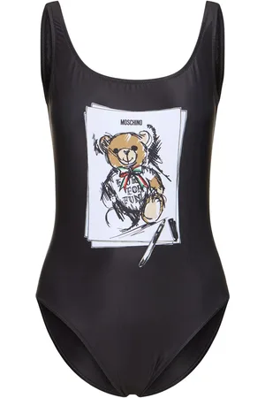 Moschino Printed Lycra One Piece Swimsuit