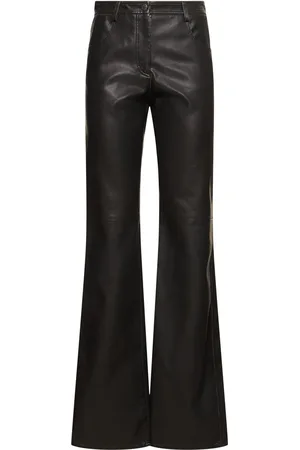 Msgm Viscose Blend Flared Pants