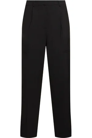 Msgm Wool Blend Tailored Straight Pants