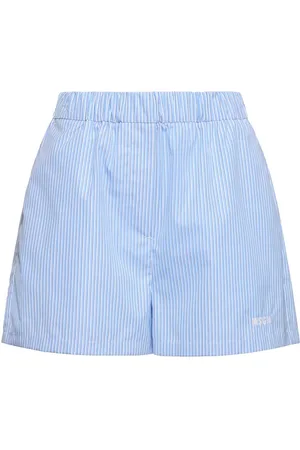 Msgm Cotton Poplin Shorts