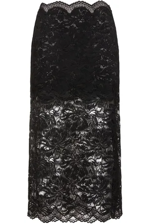 Paco rabanne Stretch Lace Midi Skirt