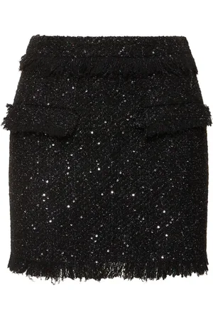 Msgm Tweed Mini Skirt