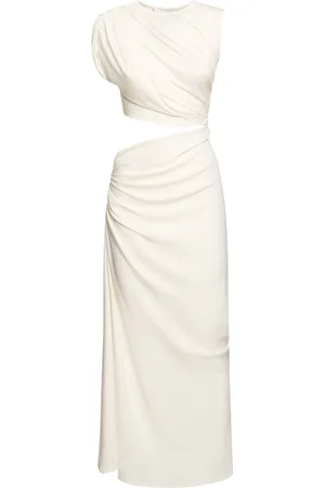 CHRISTOPHER ESBER Ribbed Viscose Long Dress