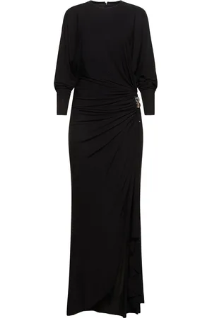 CHRISTOPHER ESBER Helix Draped Viscose Long Dress
