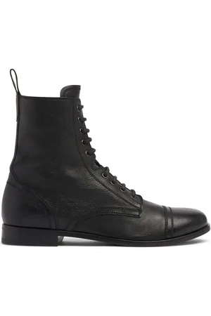 Bally Adrien Brody Lace-up Leather Ankle Boots