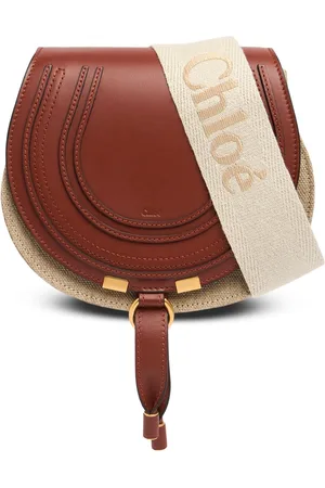 Chloé Small Marcie Linen & Leather Bag
