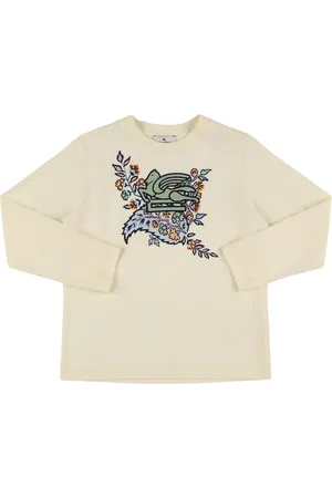 Etro Embroidered Cotton Jersey T-shirt