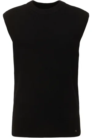 ANINE BING Ronan Knitted Cashmere Vest