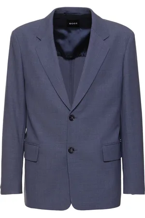 HUGO BOSS Cris Single Breast Wool Blend Blazer